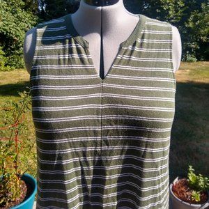 Old Navy Linen Blend XL Sleeveless Shirt/Tank